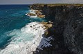 Grande Terre. Grande falaise. Grande Terre. Guadeloupe. Antilles françaises. 