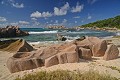 La Digue. Grand l'Anse. La Digue. Iles Seychelles. Océan Indien. 