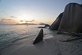 La Digue. Anse source d'argent. La Digue. Iles Seychelles. Océan Indien. 