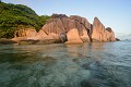 La Digue Anse Source d'Argent. La Digue. Iles Seychelles. Océan Indien. 