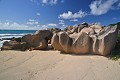 La Digue. La Digue. Grand l'Anse. Iles Seychelles. Océan Indien. 