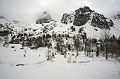  Caïres de Cougourde. Cîme des Gaisses. Val du Haut Boréon. Hiver en Haute Vésubie. Parc National du Mercantour. 