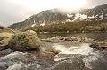 . Lac Saorgine. Vallée des Merveilles. Printemps en Haute Roya. Parc National du Mercantour. Alpes Maritimes. 