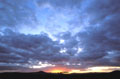  Couché de soleil en Tanzanie, Afrique de l'est. 