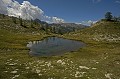  Lac du Camp Soubran. Parc National du Mercantour l'été. Alpes Maritimes. France 
