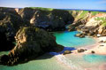  Plage des îles Shetland archipel au nord de L'Ecosse en mer du nord et Atlantique nord 