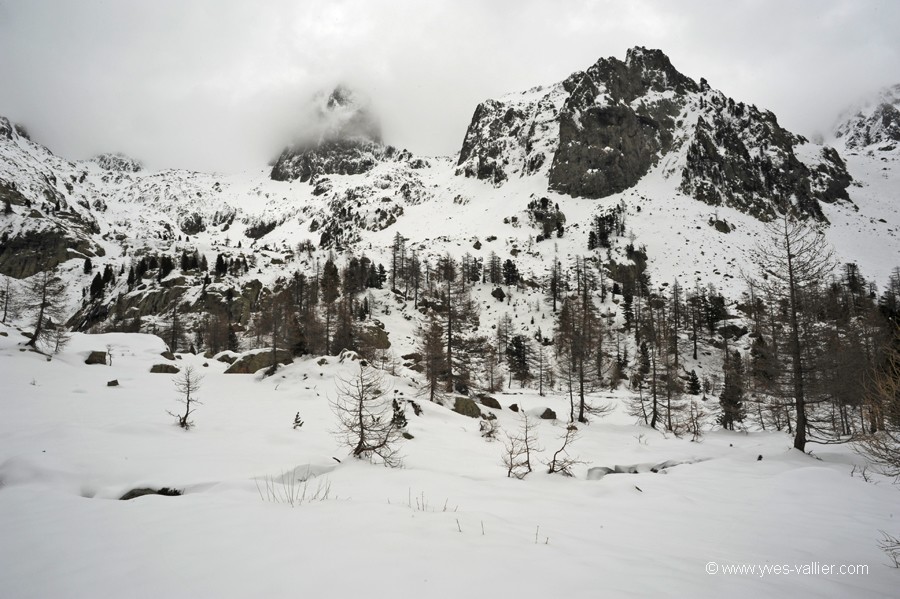 Hiver en Haute Vésubie.