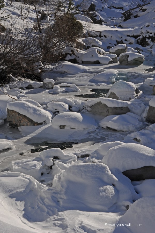 Hiver en Haute Tinée.